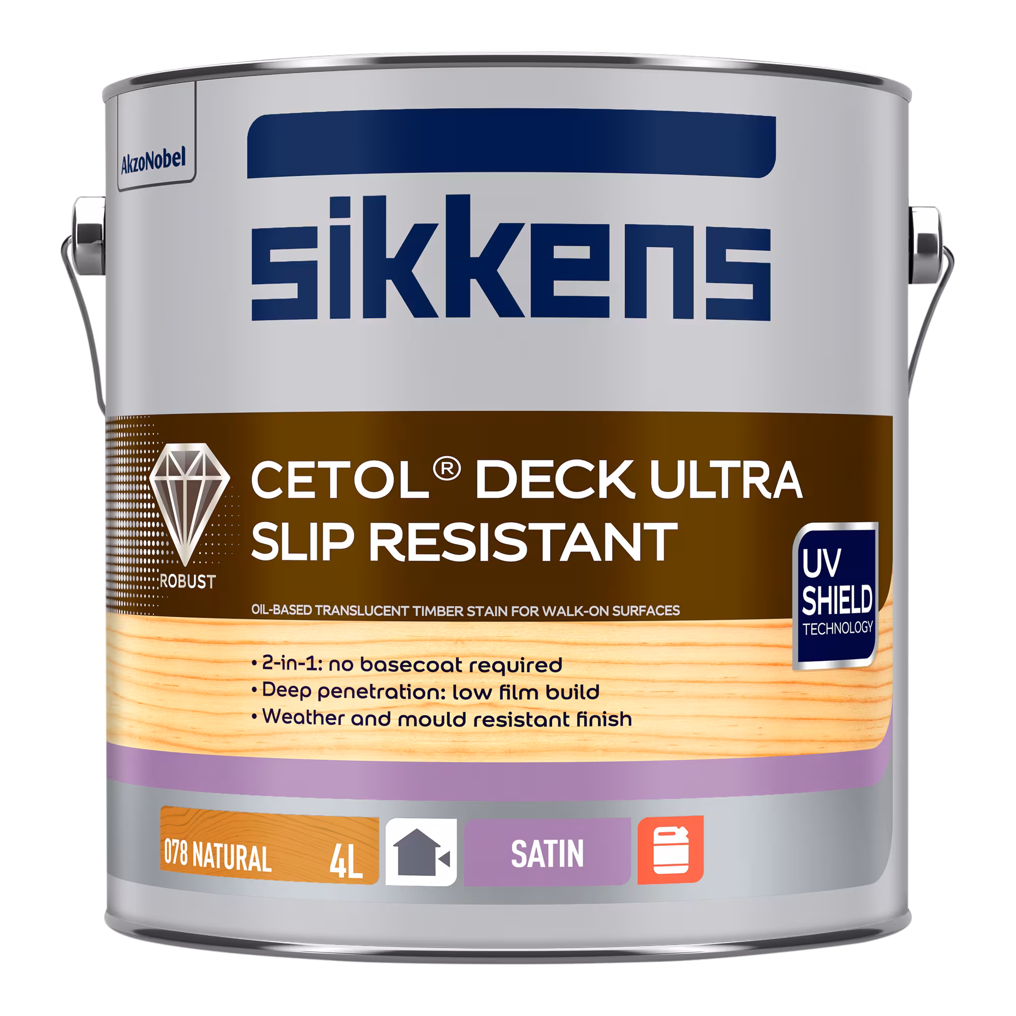 Sikkens Cetol Deck Ultra Slip Resist - Natural  4L