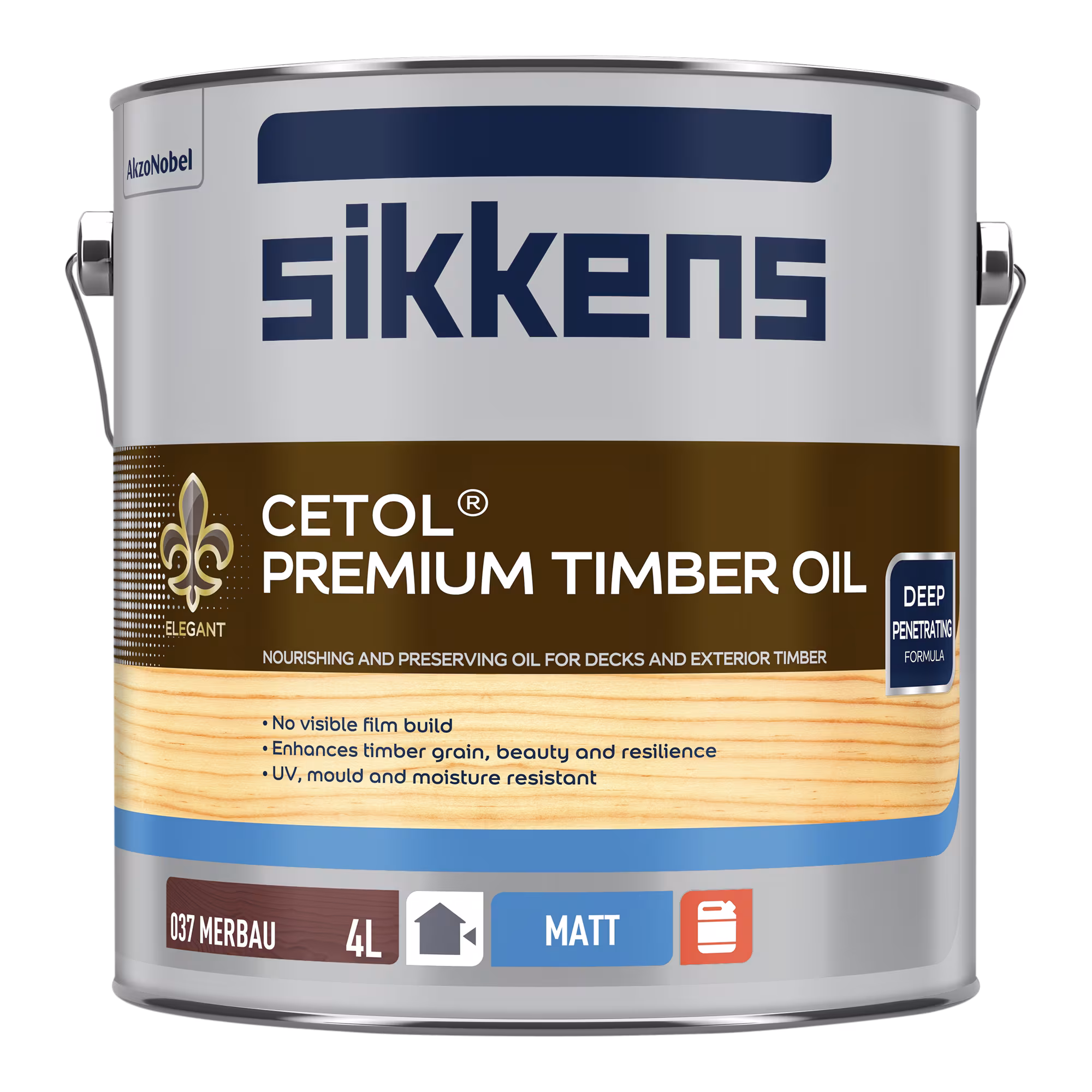 Sikkens Cetol Premium Timber Oil - Merbau 4L